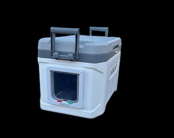 Insulated Igloo Cat Shelter: Outdoor Feral Cat House with 2 Doors