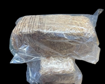 Mini Straw Bale: Eco-Friendly Nesting for Cat House (13x7x6")
