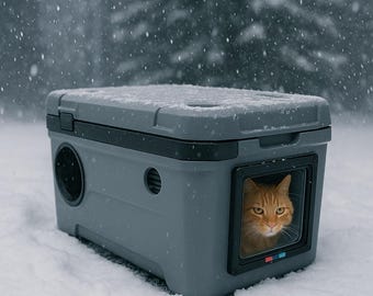 Insulated Outdoor Cat Shelter: Eco-Friendly Feral Cat House