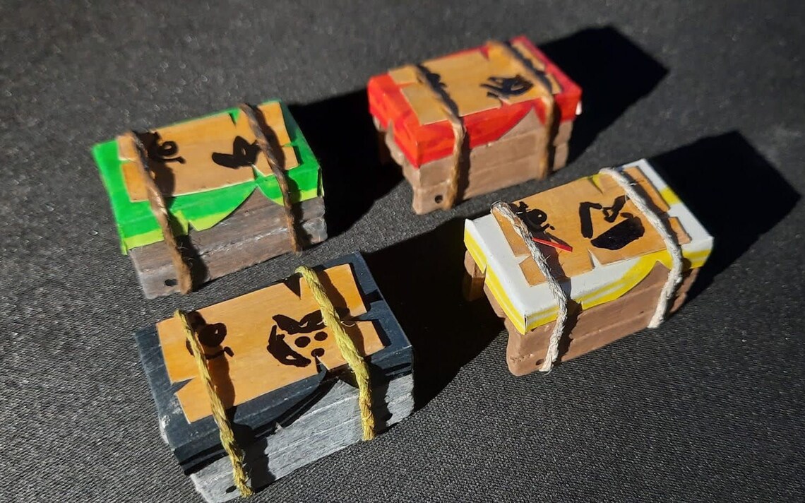 Sea of Thieves 4 Merchant Crates en 2 munten Etsy