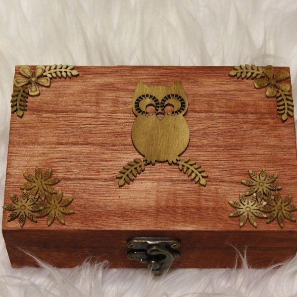 Owl, jewelry, woman gift box, handcrafted, handmade jewelry, Owl sticker, for her gift