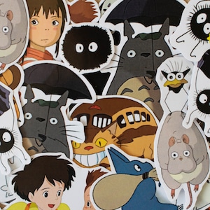 Juego de pegatinas de Studio Ghibli (juego de 10 unidades)