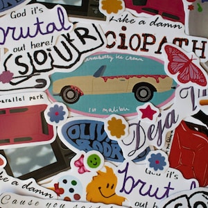Olivia Rodrigo Zure stickers