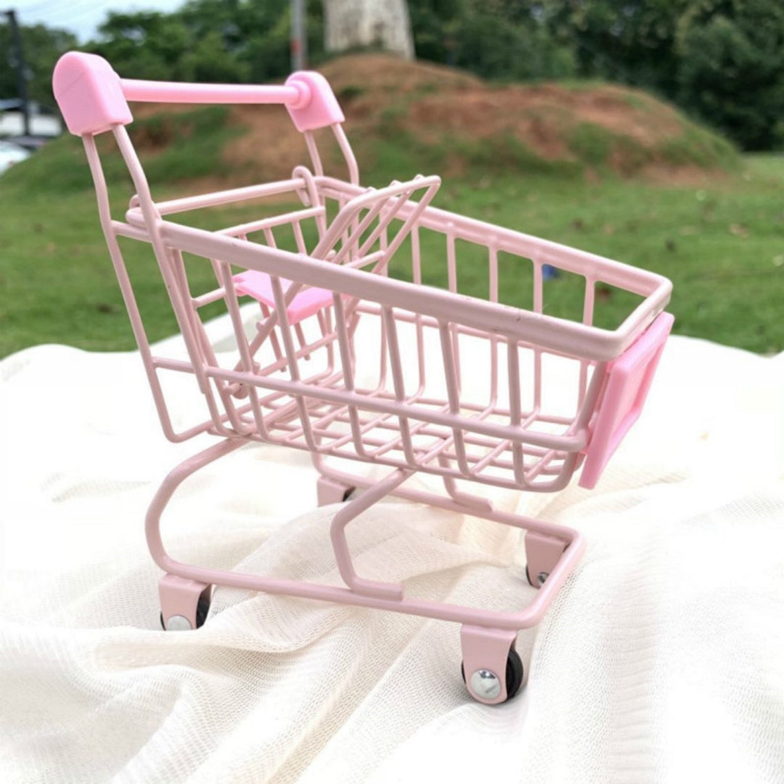 Mini Metal Shopping Cart Supermarket Handcart Trolley Kids Etsy