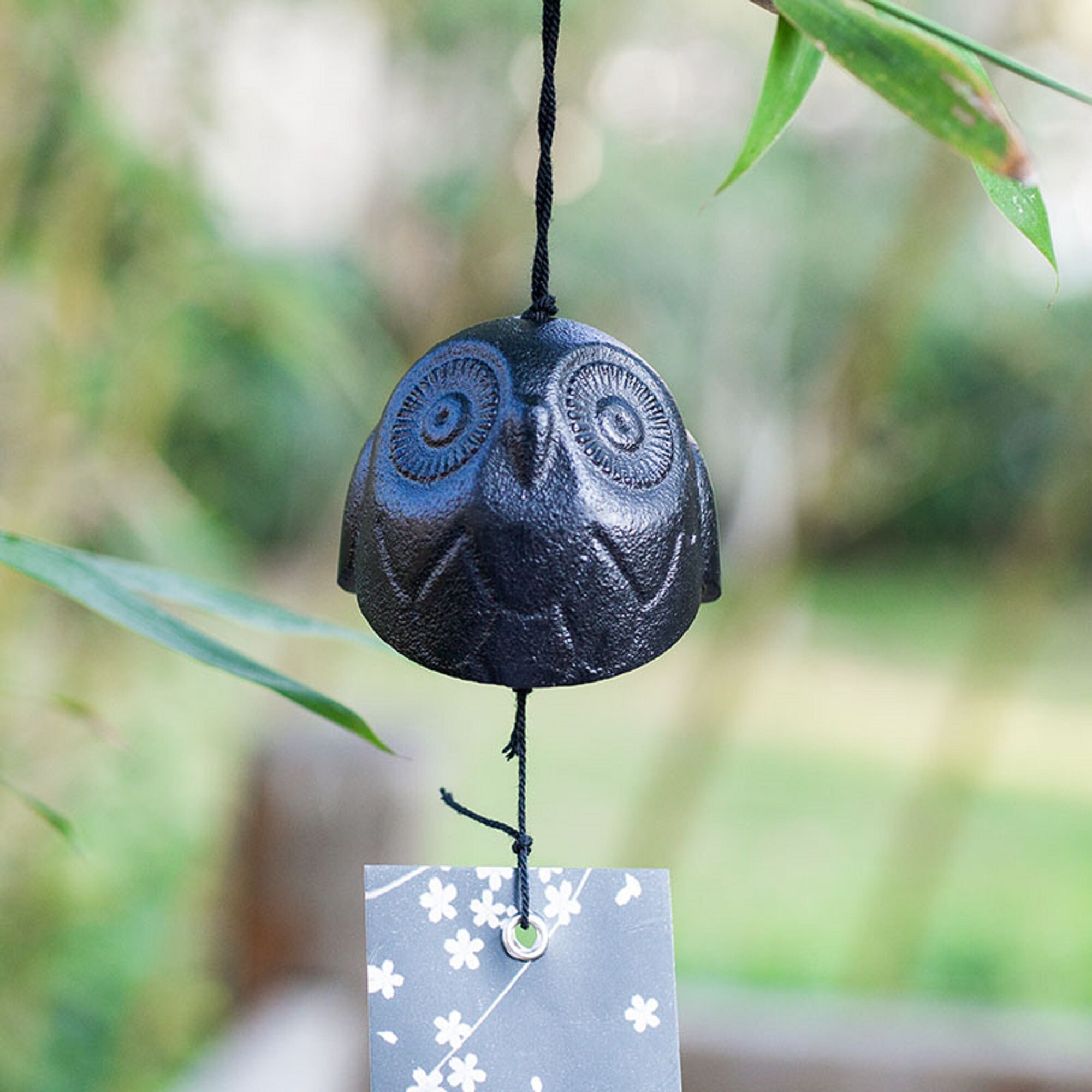 Southern Japanese Cast Iron Wind Chimes Owl Japanese Japanese Etsy