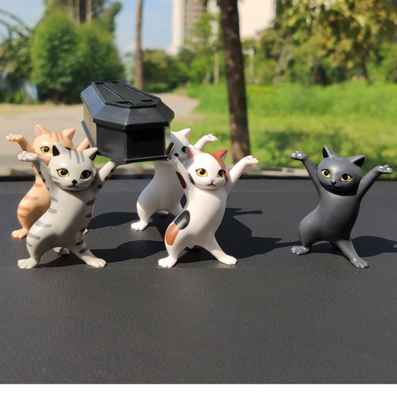 Japanese cat pen holder creative cat blind box toy desktop Etsy