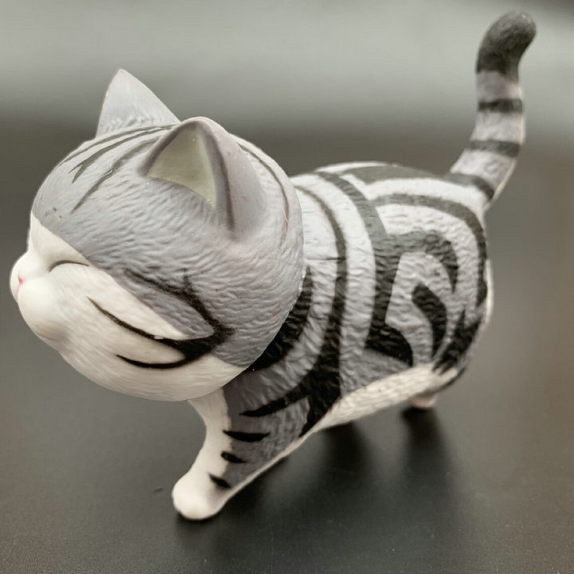 Cat Toys Bobble Head Toy Black Cat Animal Dancing Figure Toy Etsy