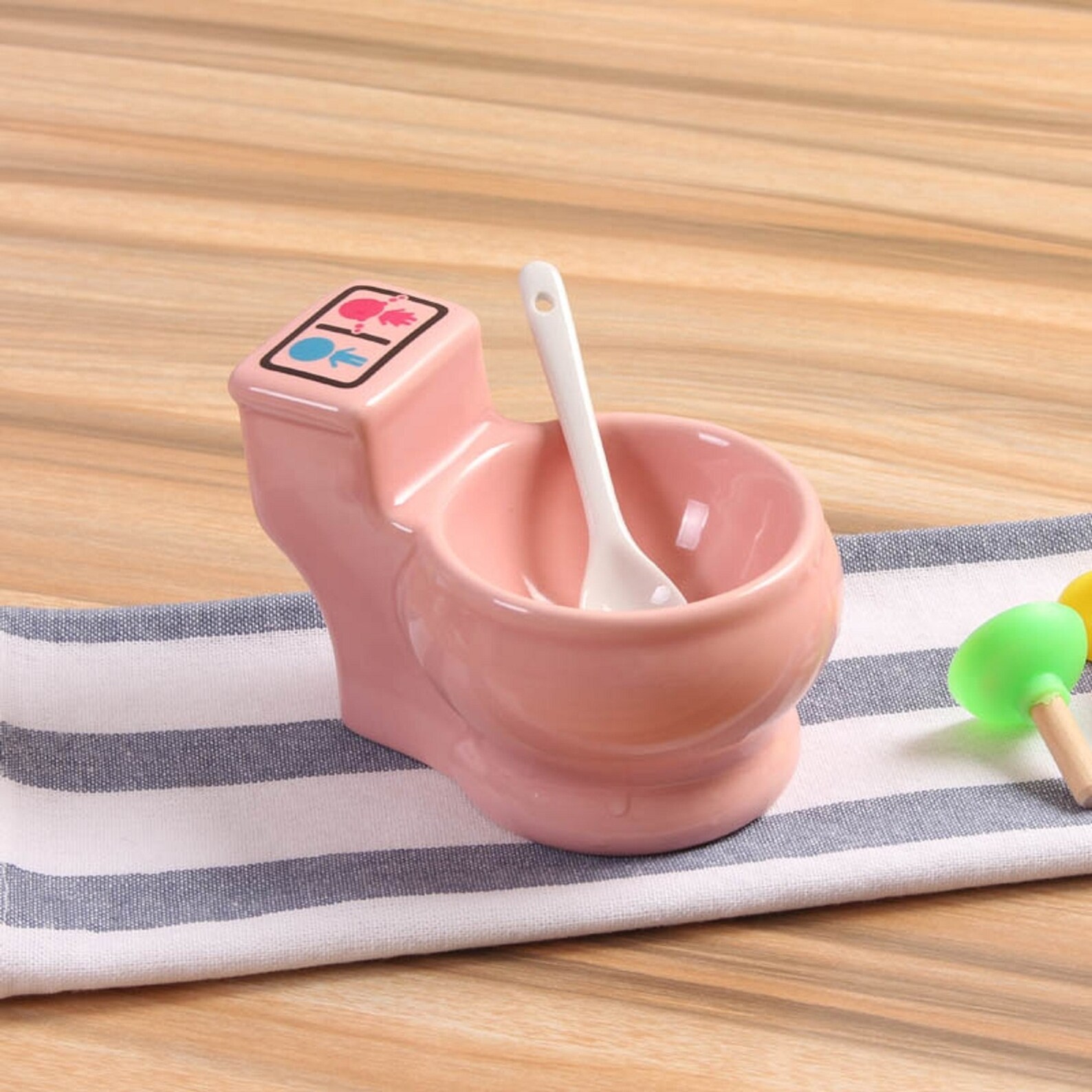 Toilet shape bowl cup creative plate dish household Etsy