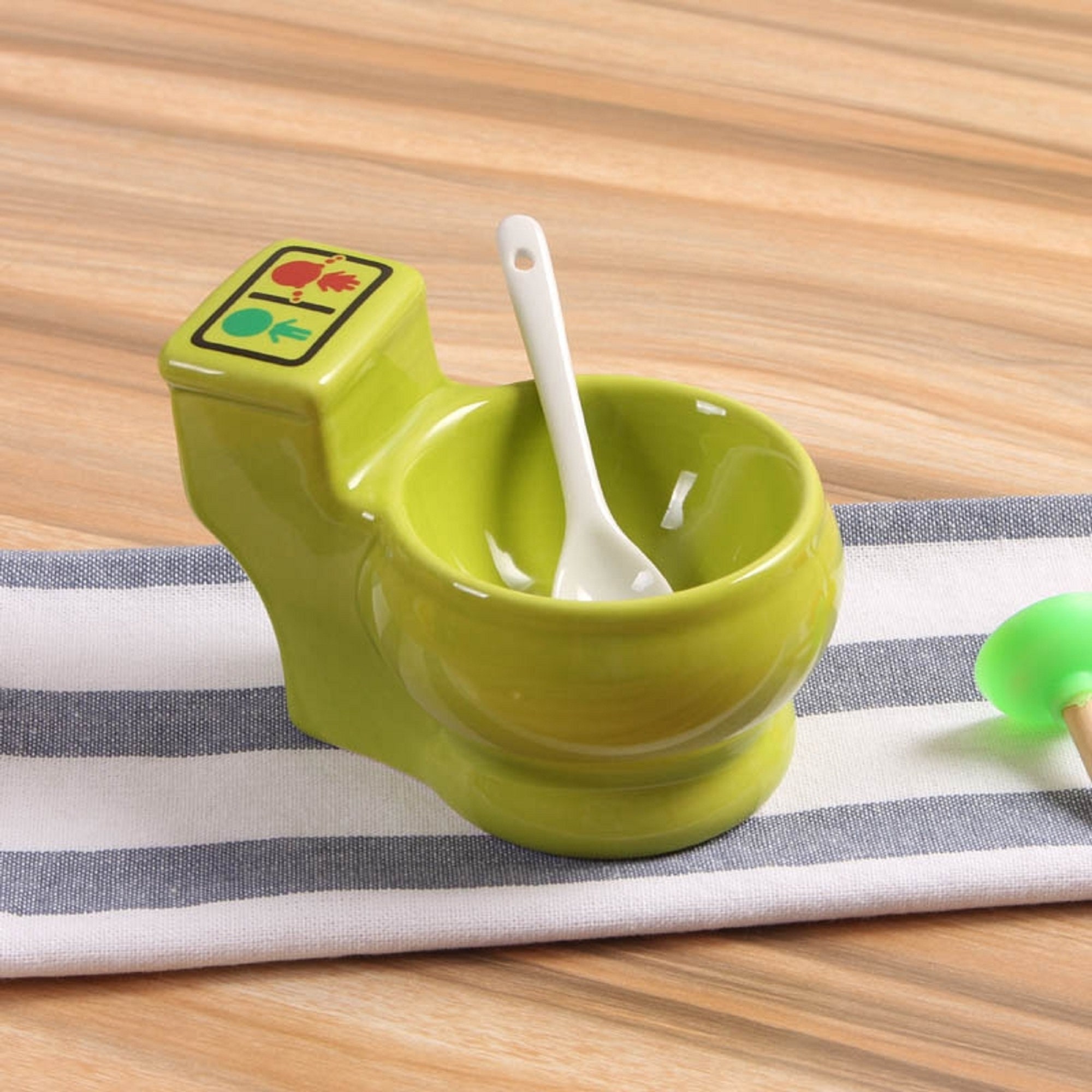 Toilet shape bowl cup creative plate dish household Etsy