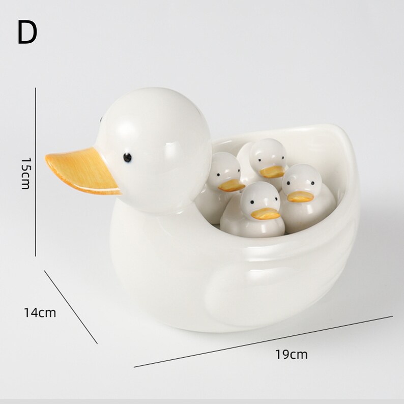 Handpainted Ceramic Japanese Duck Chopsticks Holder Pillow Etsy