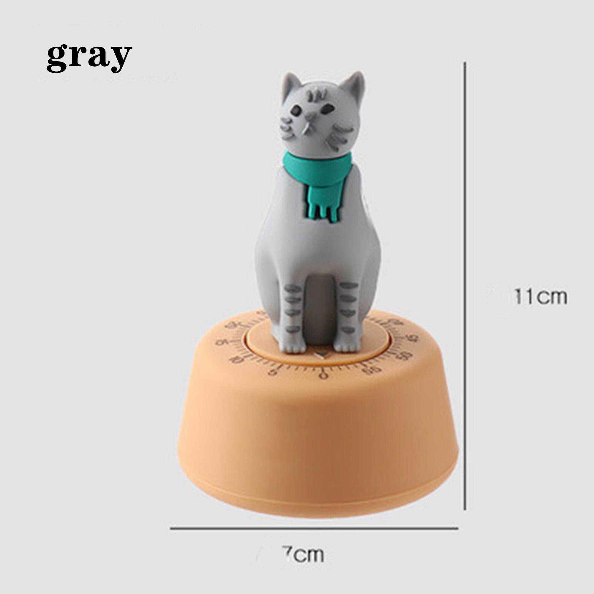 Timer Cat Shaped Time Manager Mechanical Kitchen Timer Etsy