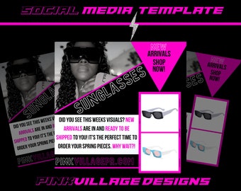 Social Media Flyer, new arrival, instagram flyer, email newsletter, instagram boutique