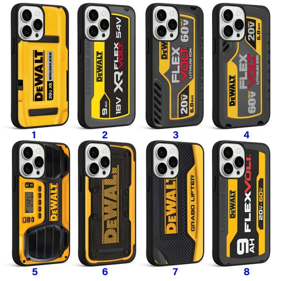 Dewalt iPhone Case Cover for iPhone 17 Pro Max 16 15 14 13 12 11