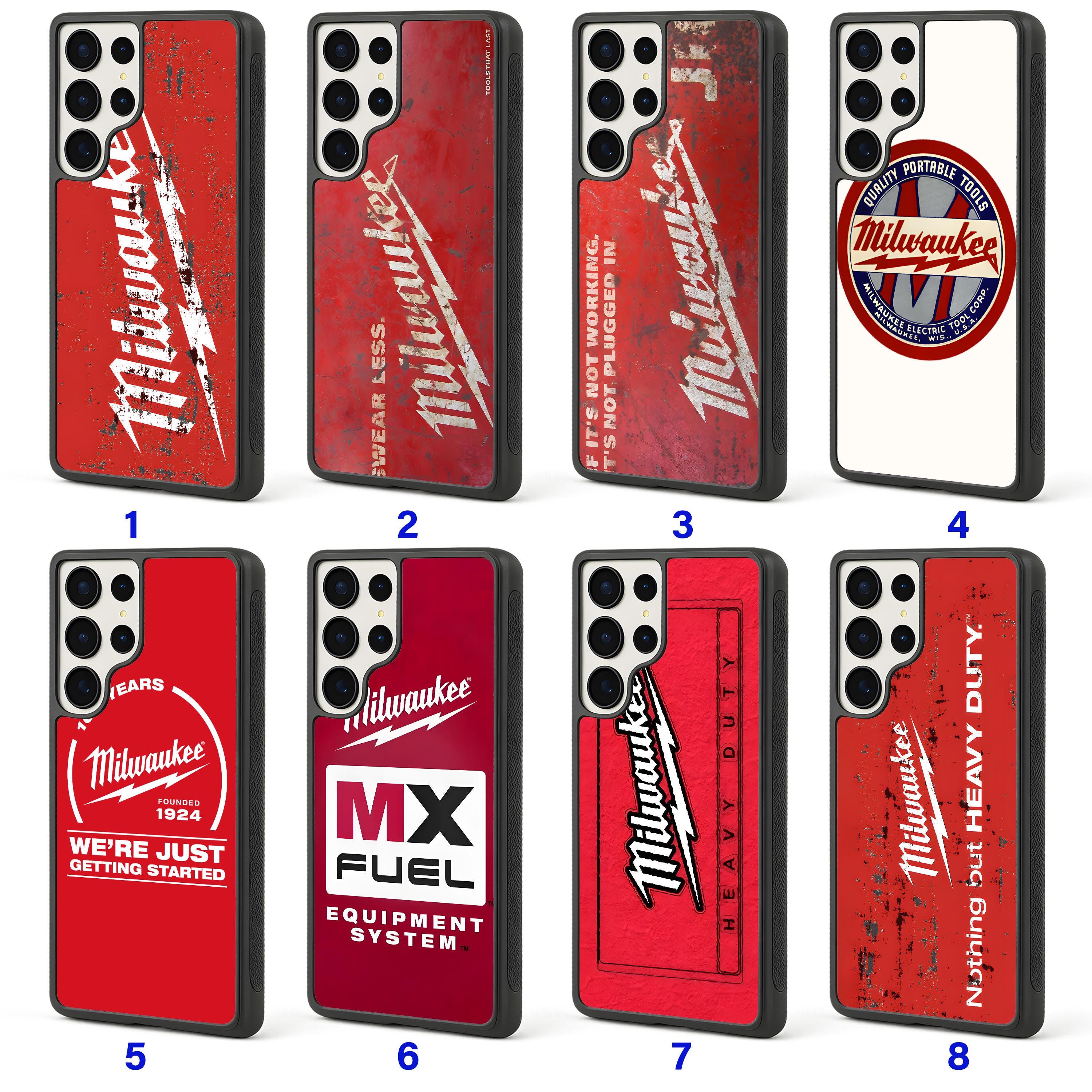 Milwaukee Samsung Galaxy S25 Ultra S24 S23 S22 S21 S20 Ultra Homeware Tools Case | Coque de portable personnalisée