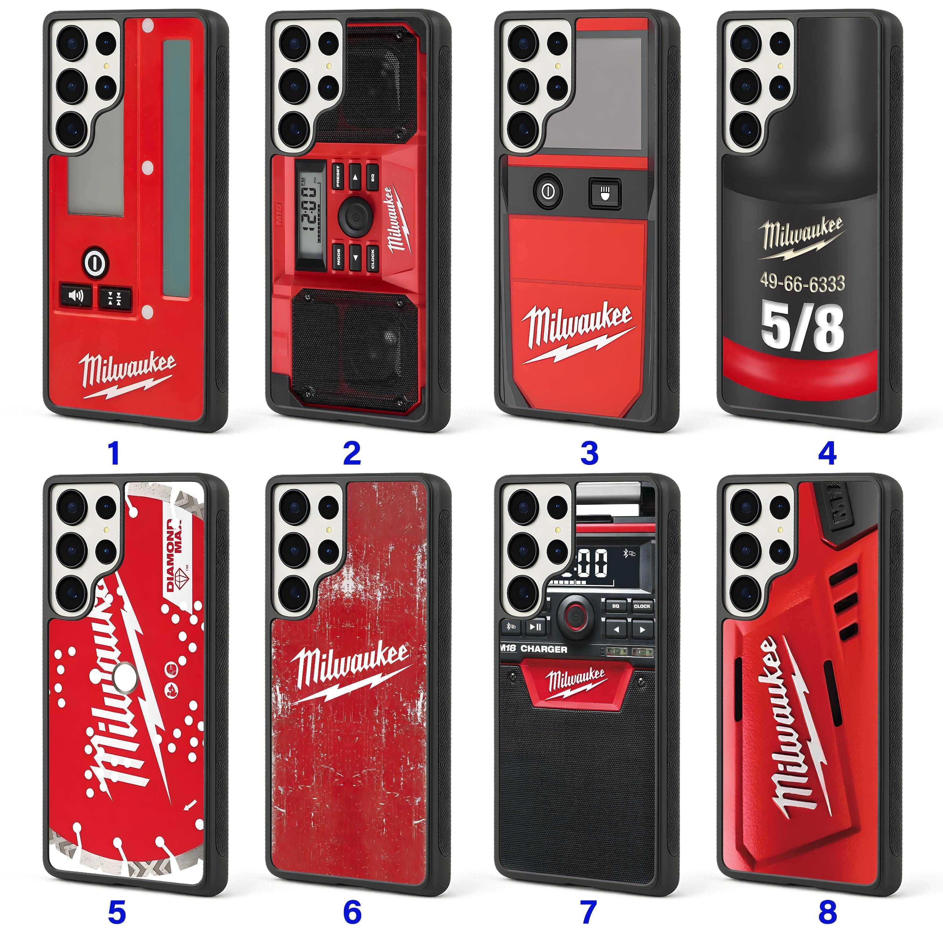 Milwaukee Samsung Galaxy S25 Ultra S24 S23 S22 S21 S20 Ultra Homeware Tools Case | Coque de portable personnalisée