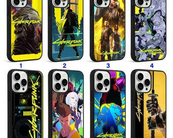 Cyberpunk 2077 iPhone Case Cover for iPhone 17 Pro Max 16 15 14 13 12 11 Pro Max Plus Case | Personalized Custom Phone Case