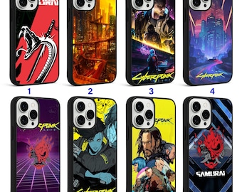 Cyberpunk 2077 iPhone Case Cover for iPhone 17 Pro Max 16 15 14 13 12 11 Pro Max Plus Case | Personalized Custom Phone Case