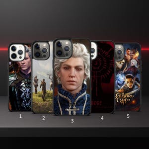 Baldur&#39;s Gate 3 Handyhülle | Fantasy RPG Cover für iPhone 16 15 14 13 Pro Max & Samsung S25 S24 S23 Ultra