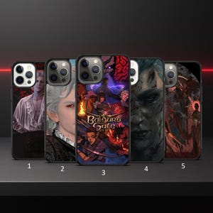 Baldur&#39;s Gate 3 Handyhülle | Fantasy RPG Cover für iPhone 16 15 14 13 Pro Max & Samsung S25 S24 S23 Ultra