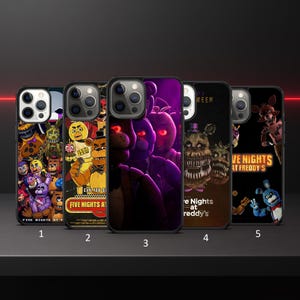 Five Nights at Freddy&#39;s Phone Case | Horror Gaming Cover | iPhone 16 Pro Max, iPhone 16 Pro, iPhone 15, iPhone 15 Pro, Samsung S25 Ultra