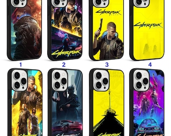 Cyberpunk 2077 iPhone Case Cover for iPhone 17 Pro Max 16 15 14 13 12 11 Pro Max Plus Case | Personalized Custom Phone Case