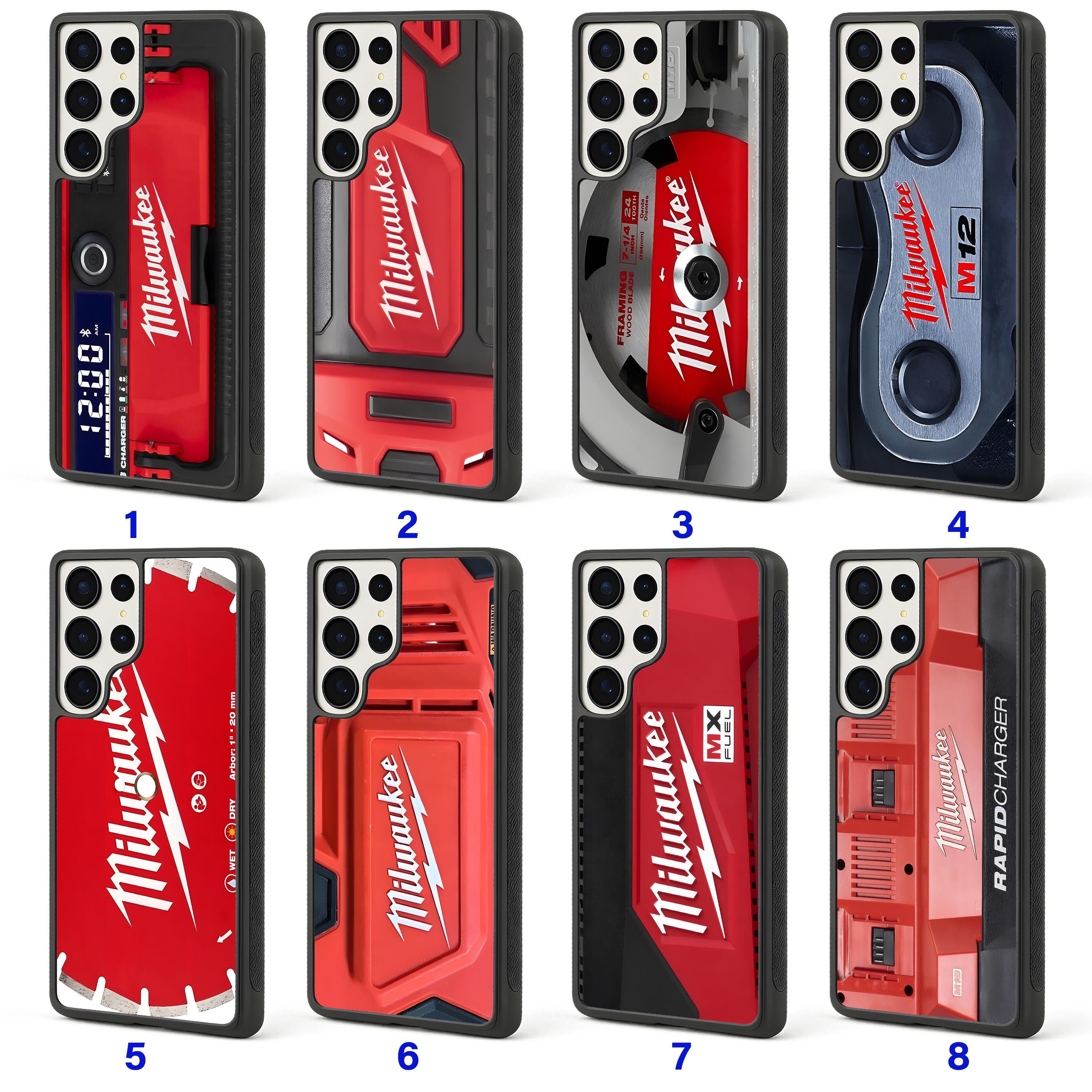 Milwaukee Samsung Galaxy S25 Ultra S24 S23 S22 S21 S20 Ultra Homeware Tools Case | Coque de portable personnalisée