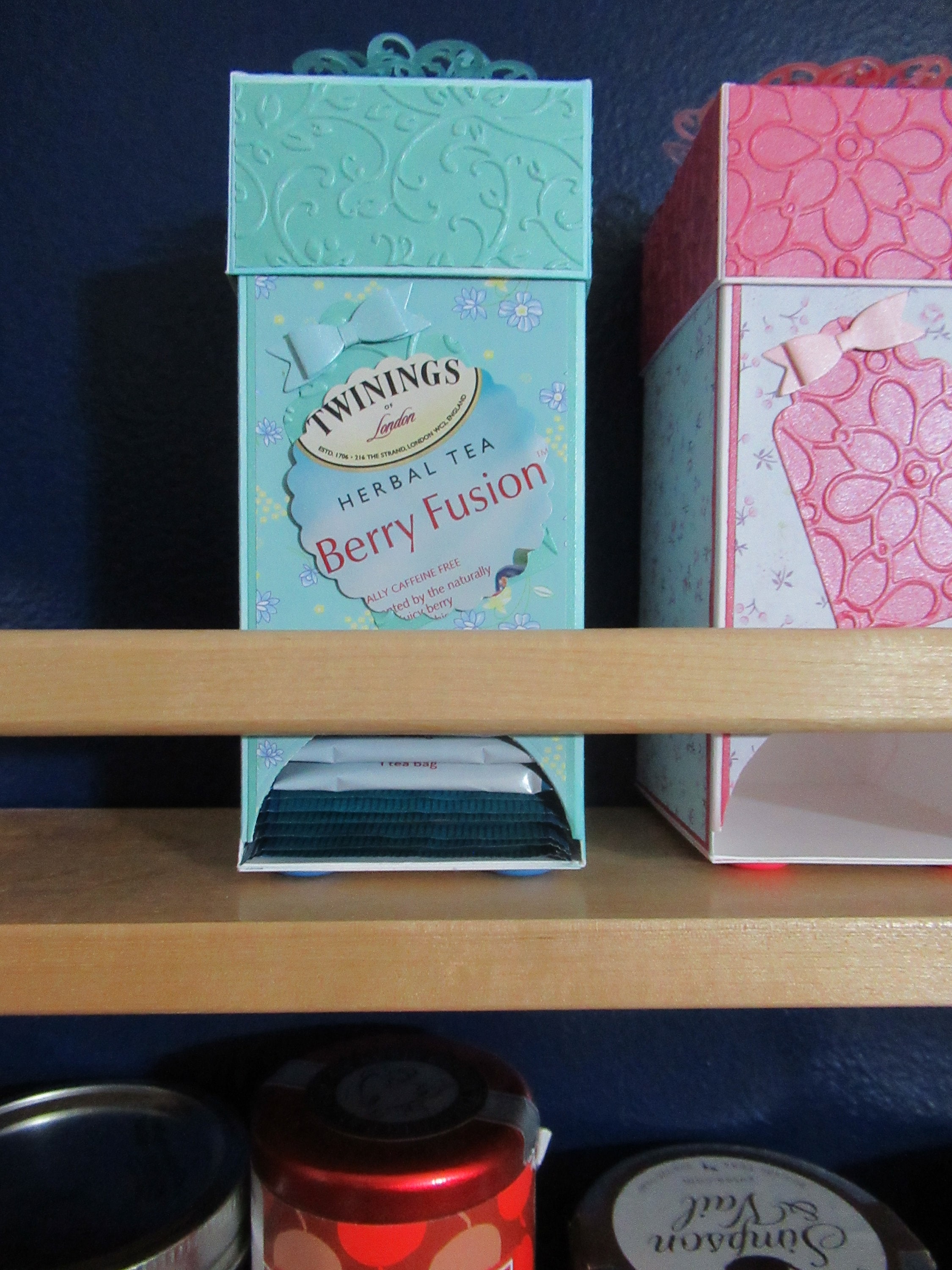 Handmade Tea Bag Display Box and Storage Tea Organizer and Etsy