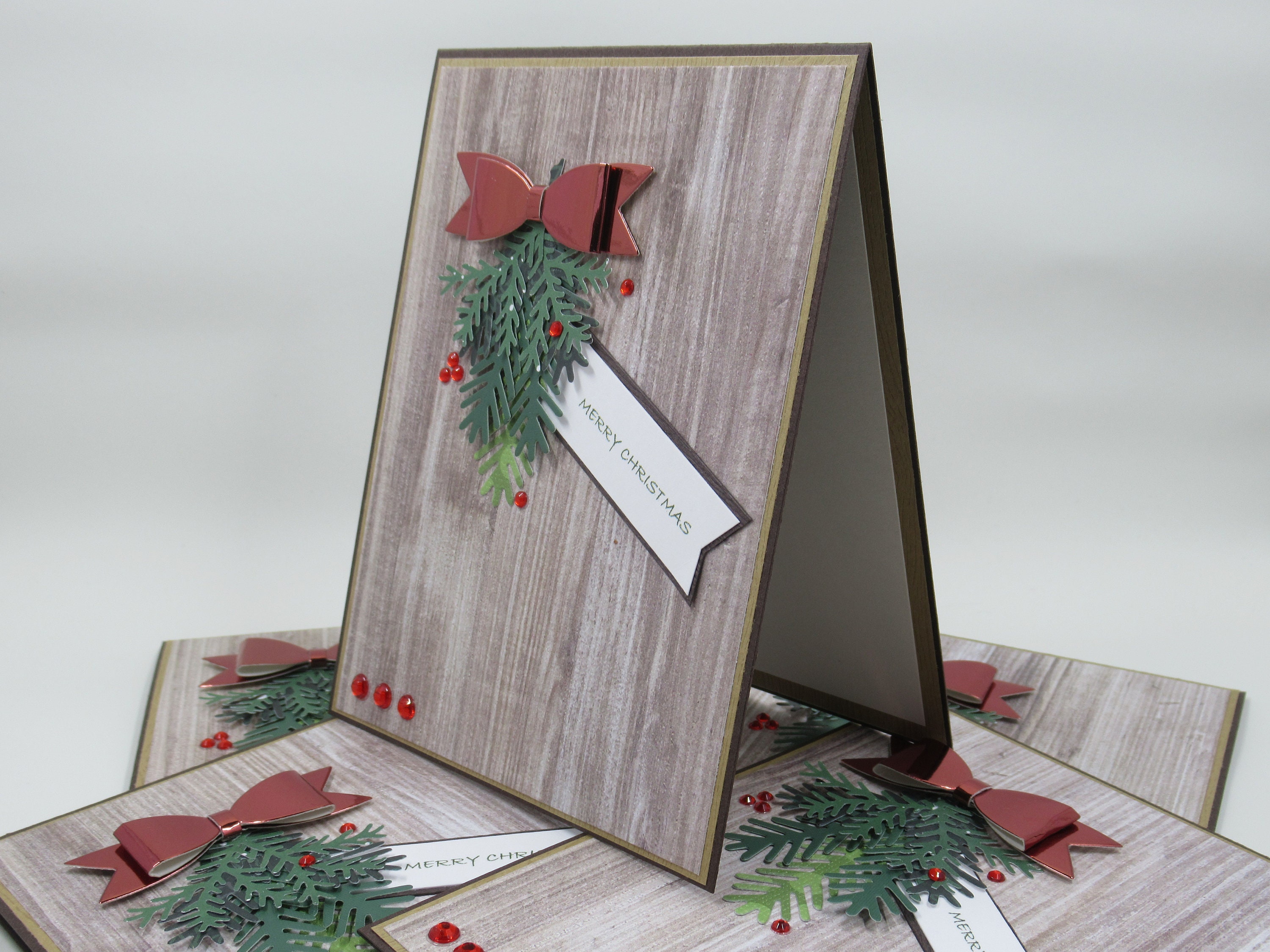 Christmas Steeple Christmas Card - Set of 15 : Greeting Cards : Office Products