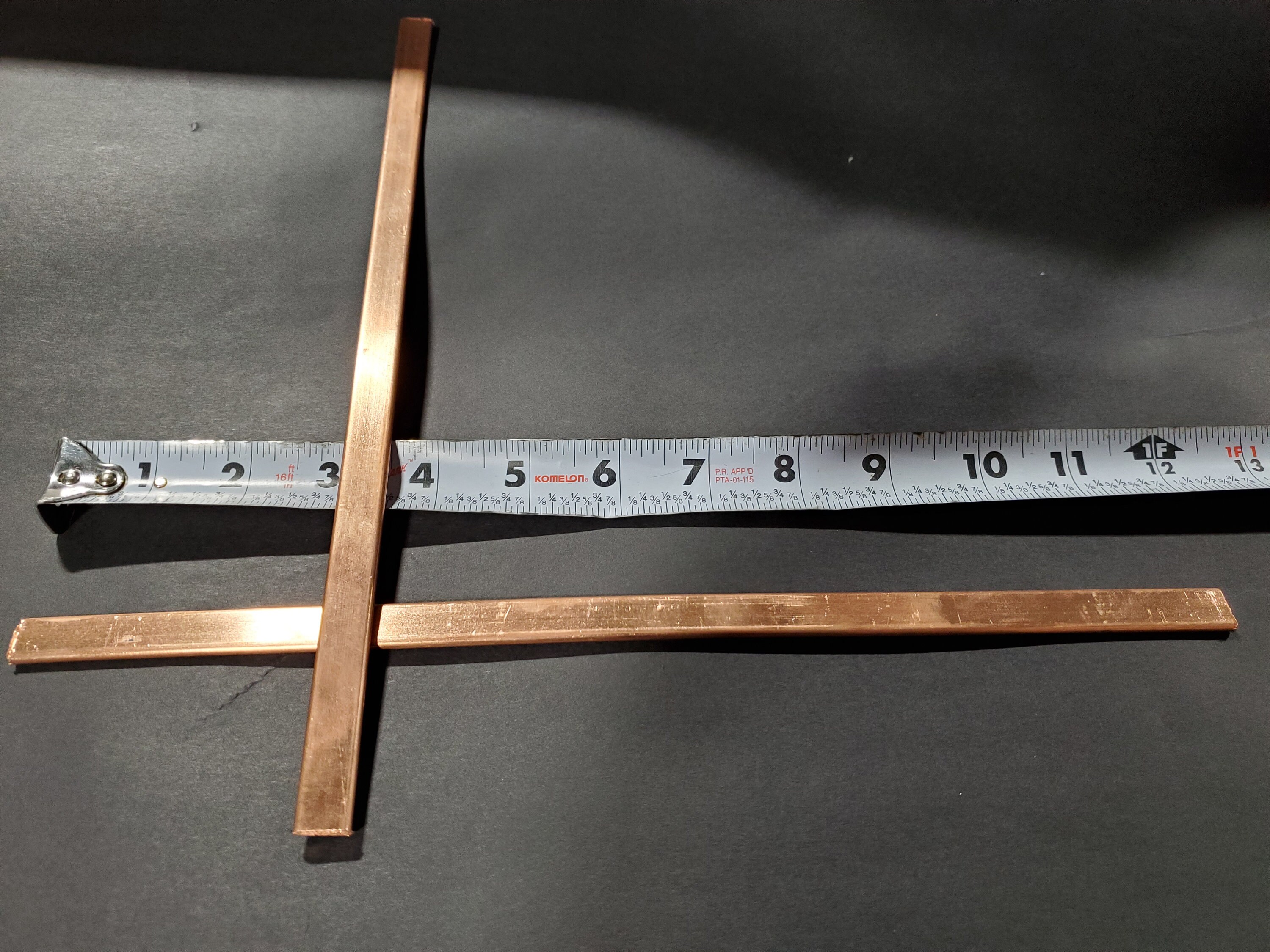 Copper C110 Flat Bar 0.125 Thickness X 0.500 Width Etsy Canada