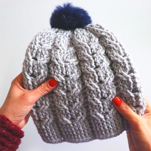 Crochet Cable Hat Written Pattern Sirin's Crochet Instant PDF Download ...