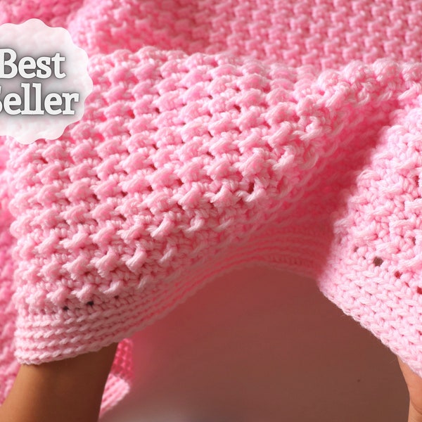 Fast And Easy Beginner Blanket | Sirin's Crochet | Instant PDF Download