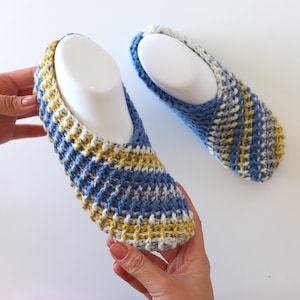 Crochet The Easiest Slippers Ever Written Pattern Sirin's Crochet Instant PDF Download image 1