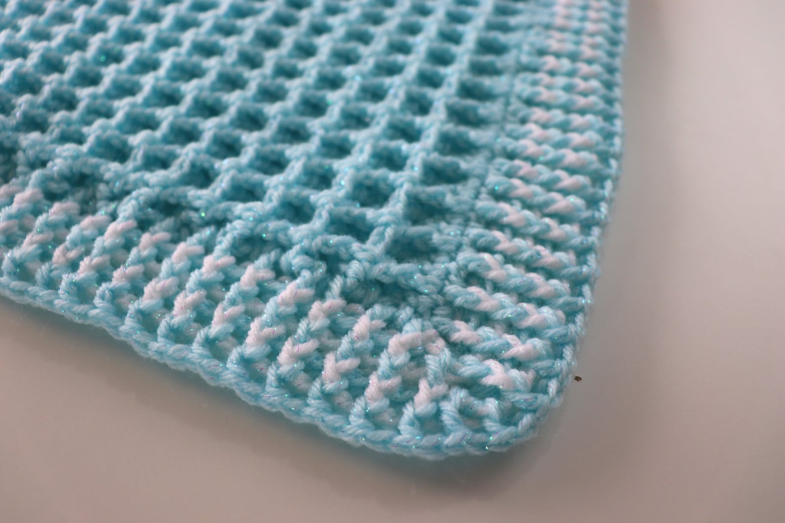 Crochet Easy Waffle Baby Blanket Sirin's Crochet Etsy