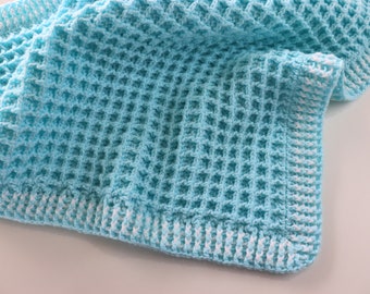 Crochet Easy Waffle Baby Blanket Sirin s Crochet Instant PDF Download Etsy Canada