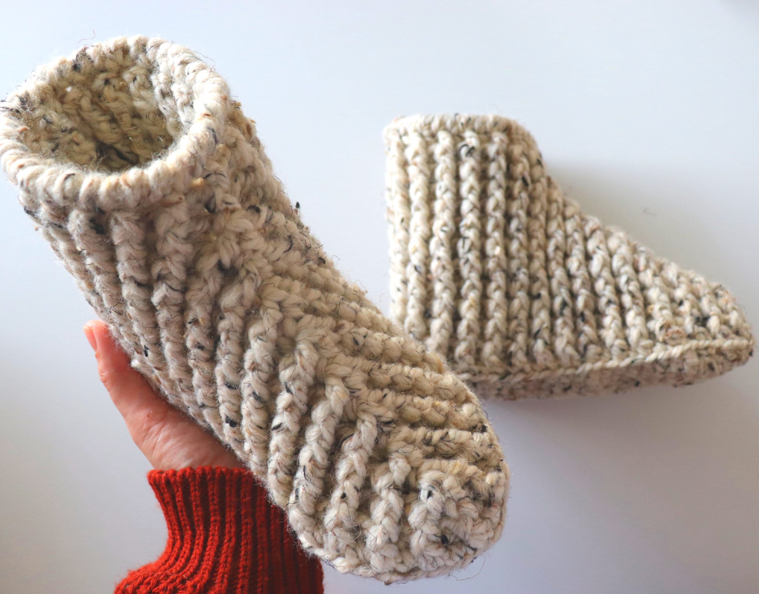 Adventurous Beginner Crochet Class- Slippers - homesewn