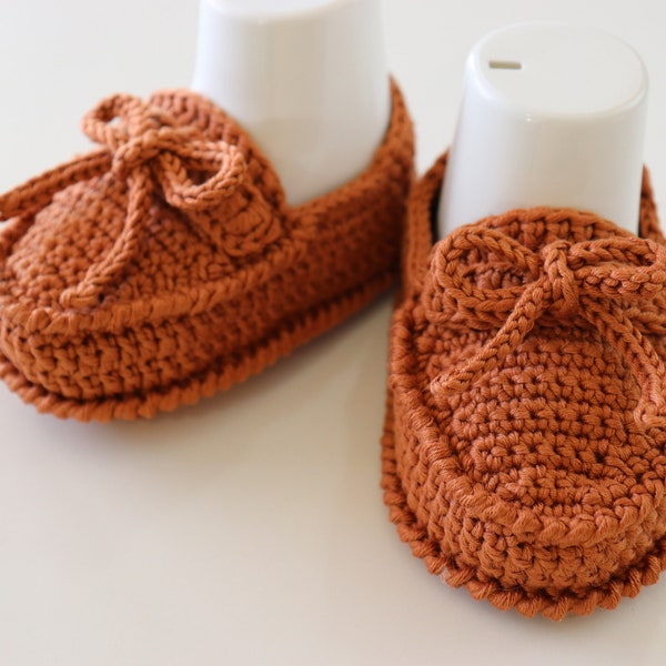 Crochet Baby Loafers Slippers Written Pattern | Sirin's Crochet | Instant PDF Download
