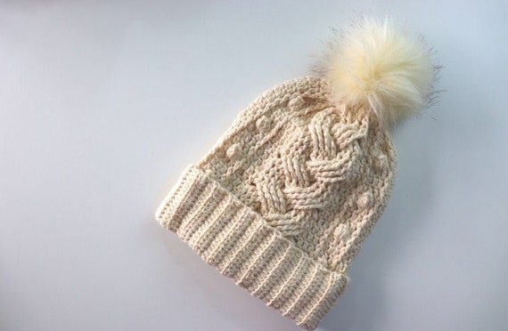 Crochet Braided Hat Written Pattern 