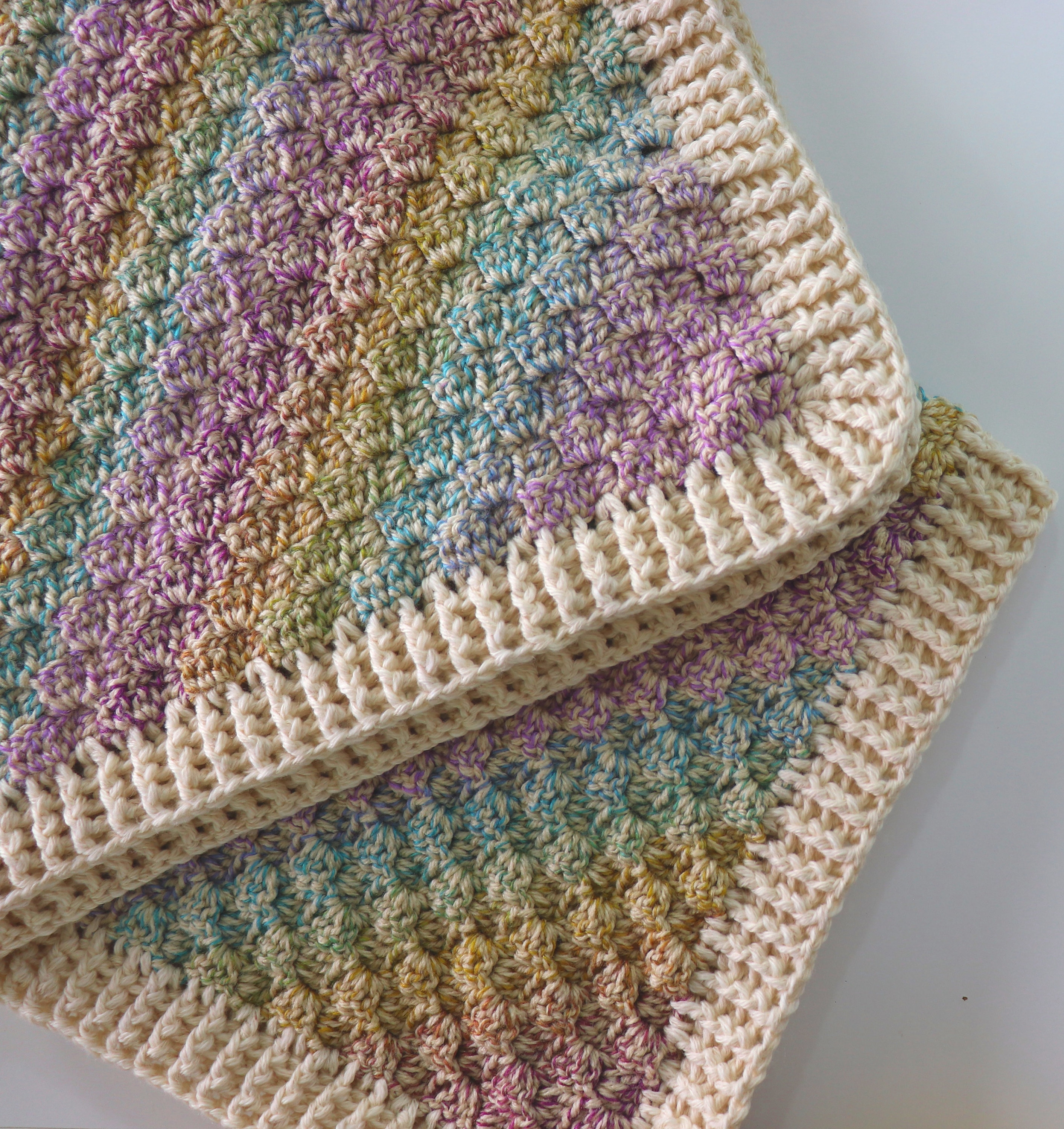Crochet C2C Beginner Baby Blanket Written Pattern Etsy