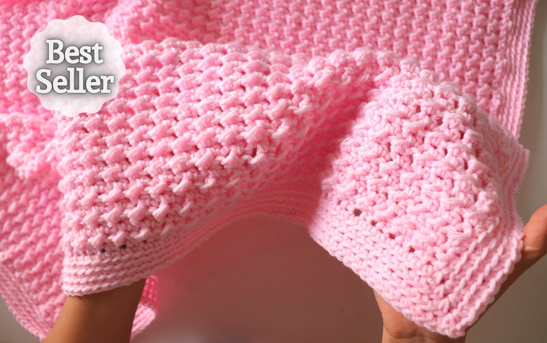Fast And Easy Beginner Blanket  Sirin's Crochet  Instant image 1