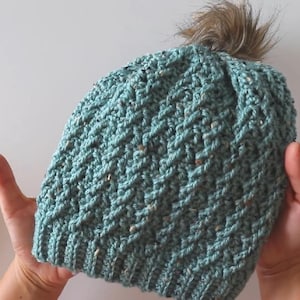 Crochet Twisted Hat Written Pattern | Sirin's Crochet | Instant PDF Download