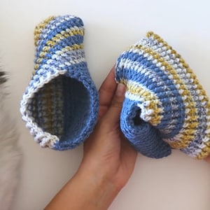 Crochet The Easiest Slippers Ever Written Pattern Sirin's Crochet Instant PDF Download image 3