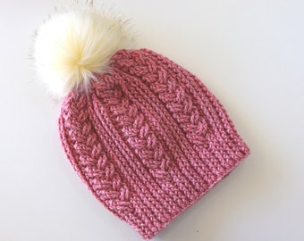 Crochet Pretty Cable Hat Written Pattern | Sirin's Crochet | Instant PDF Download