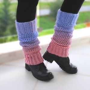 Crochet Cozy Legwarmers Written Pattern | Sirin's Crochet | Instant PDF Download