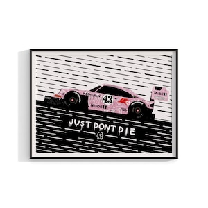Ken Block&#39;s Hoonipigasus Porsche Art Poster Print