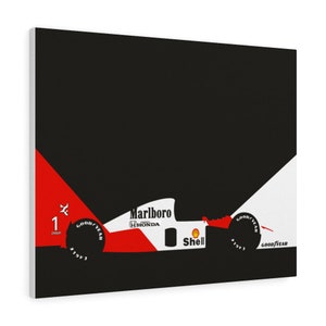 1991 Mclaren MP4/6 F1 Canvas Print Ayrton Senna Canvas Art Print