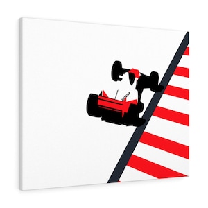 Ayrton Senna Mclaren F1 Canvas Print Lienzo Arte Imprimir