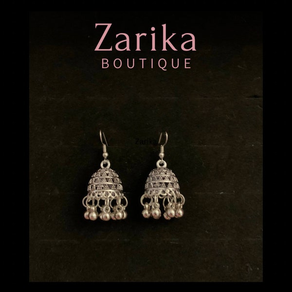 Ananya Dangly Jhumka Earrings, Imported from India