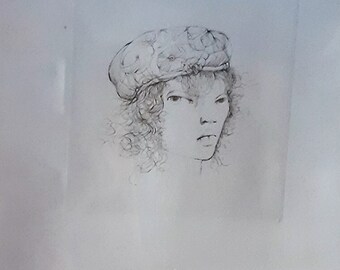 Leonor Fini engraving The Dreamer Leonor Fini engraving The Dreamer