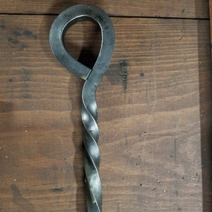 Hand Forged Heavy Duty Extra Long Fire Poker FREE Lettering - Etsy