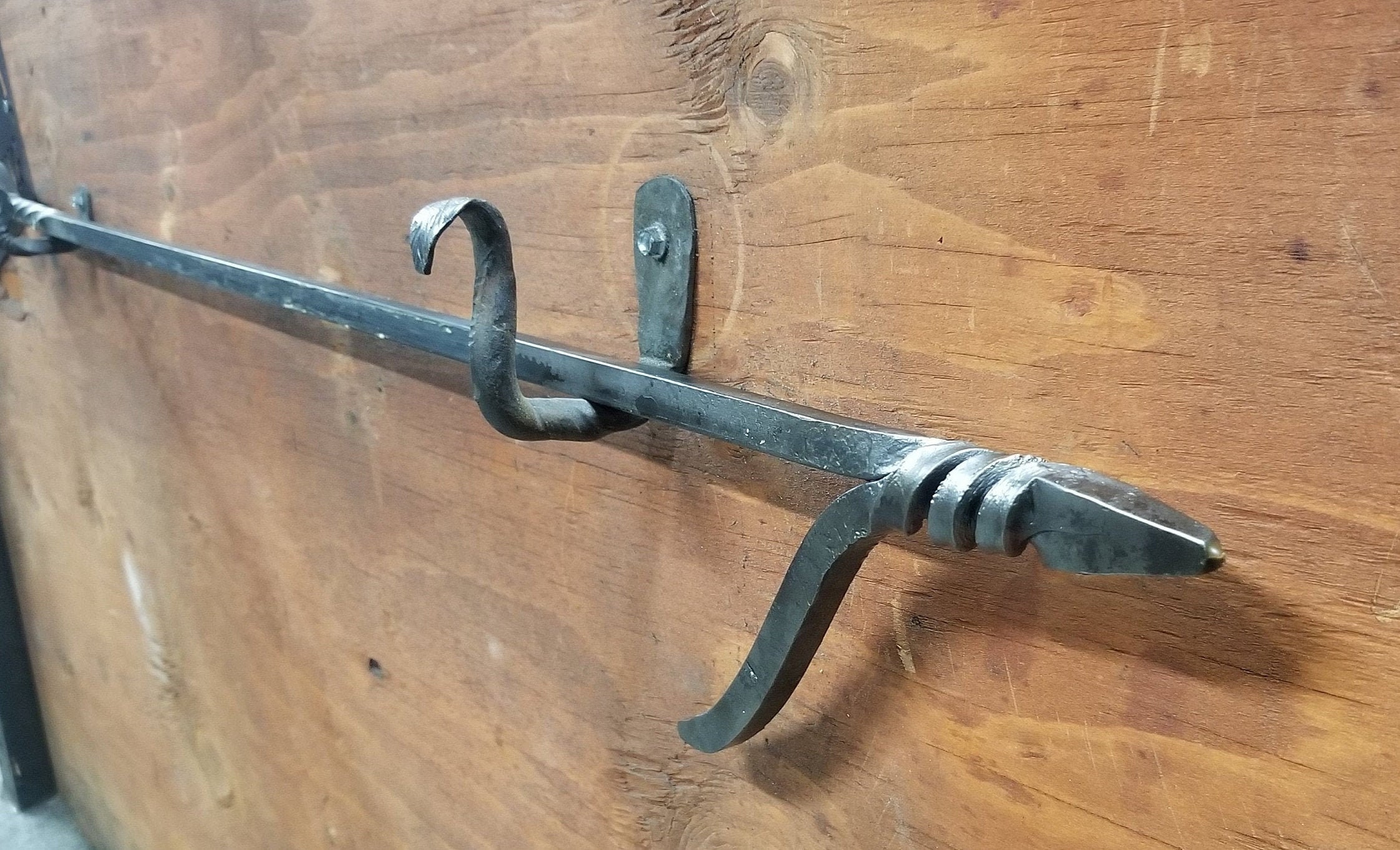 Hand Heavy Duty Extra Long Fire Poker FREE Lettering Etsy